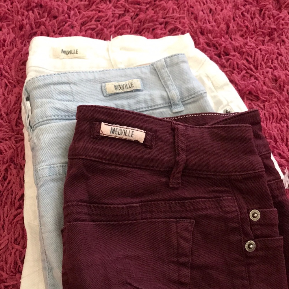Brandy Melville cut-off shorts